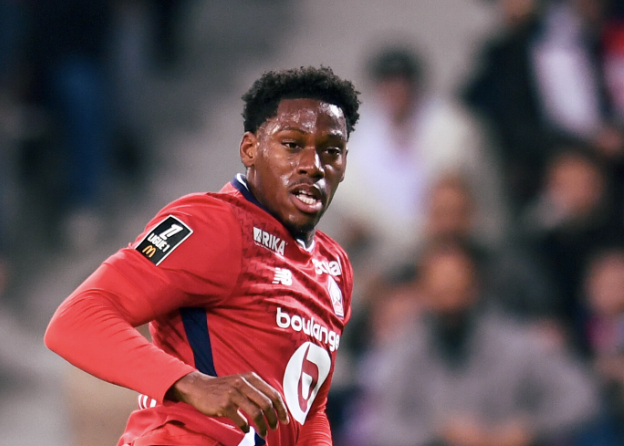 Jonathan David marque un but avec Lille face à Lyon en ligue 1