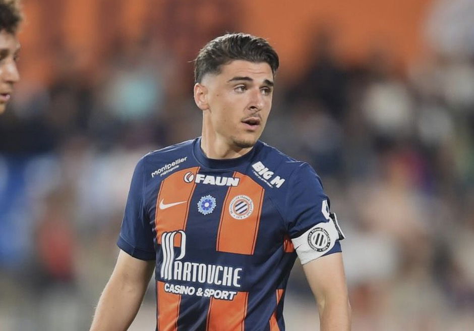 Joris Chotard en match avec Montpellier 17 mai 2024