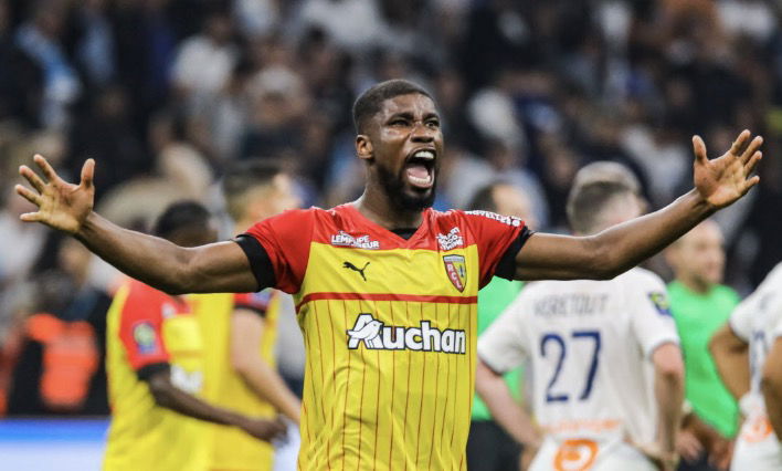 Kevin Danso énervé avec le RC Lens face à l’OM 18 mai 2024