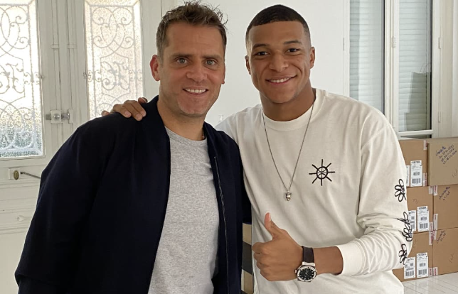 Kylian Mbappé avec Jérôme Rothen