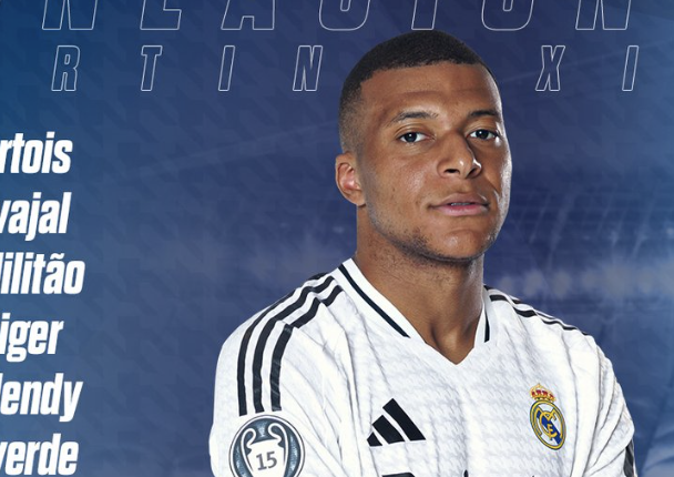 Officiel : Kylian Mbappé est titulaire avec le Real Madrid face à l’Atalanta