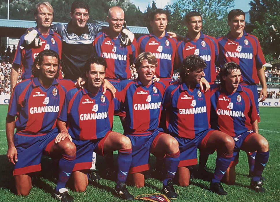 L’équipe de Bologne en 1999