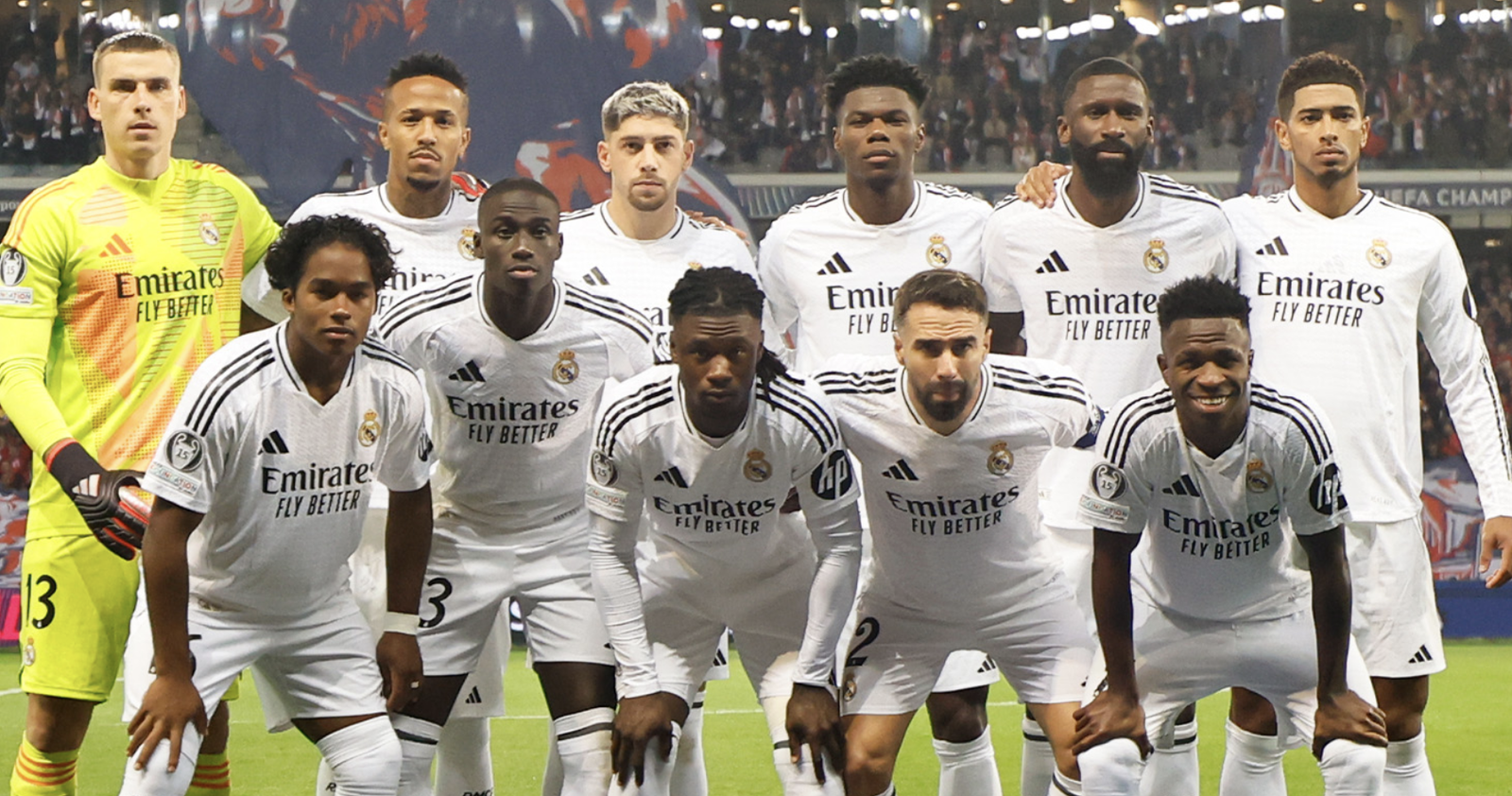 L’équipe titulaire du Real Madrid pour affronter Lille en Ligue des Champions