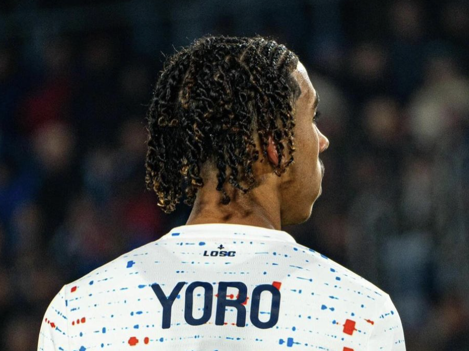 Leny Yoro au LOSC 27 mai 2024