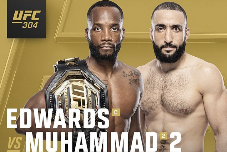 Leon Edwards vs Belal Muhammad à l’UFC 304