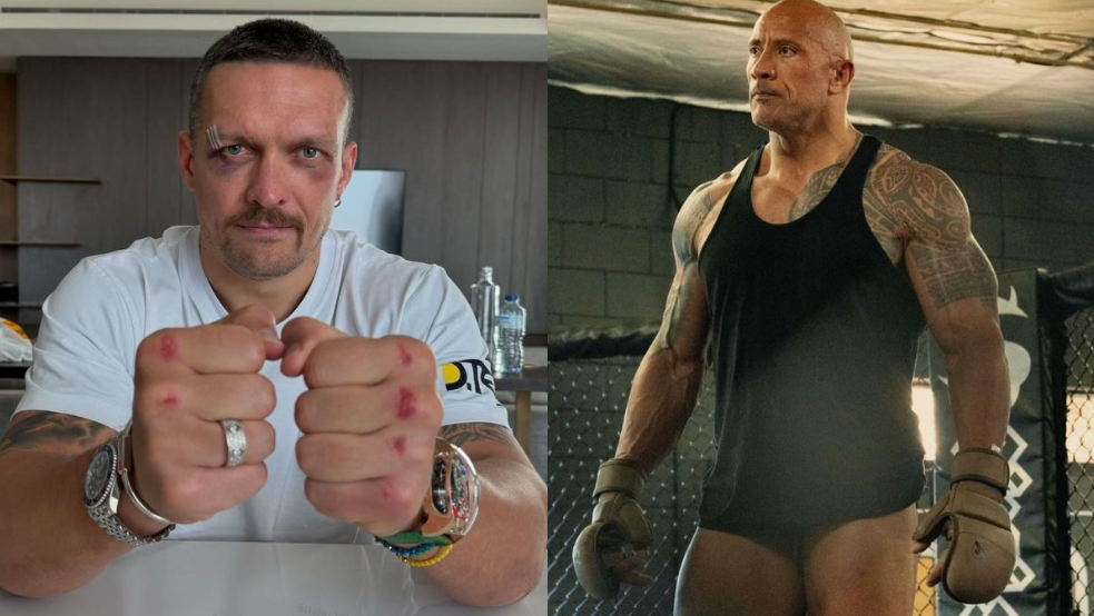 Oleksandr Usyk devient une légende du MMA dans le film de Dwayne ‘The Rock’ Johnson