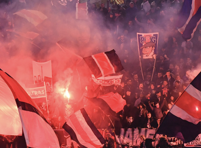 Les supporters du PSG en déplacement à l’OM