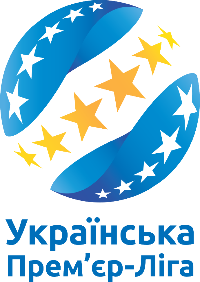 Logo officiel de la Premier League en Ukraine ou Premier-Liha championnat de Football