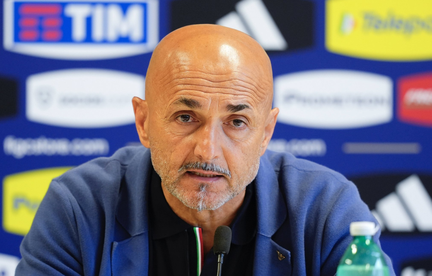 Luciano Spalletti en conférence de presse avant d’affronter l’Équipe de France avec l’Italie en Ligue des Nations