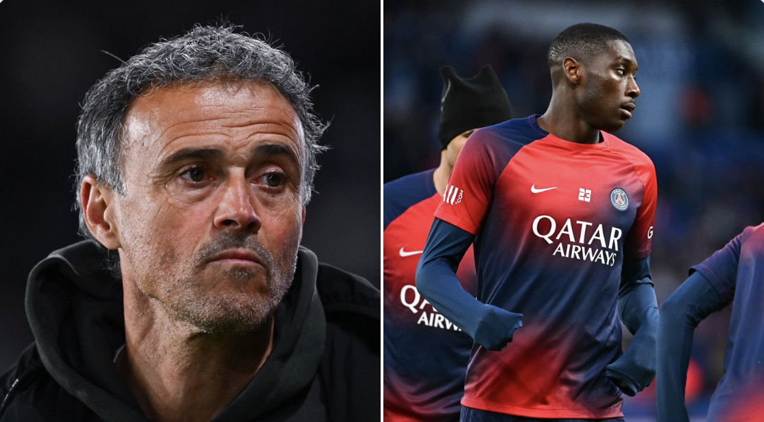 Luis Enrique et Randal Kolo Muani au PSG