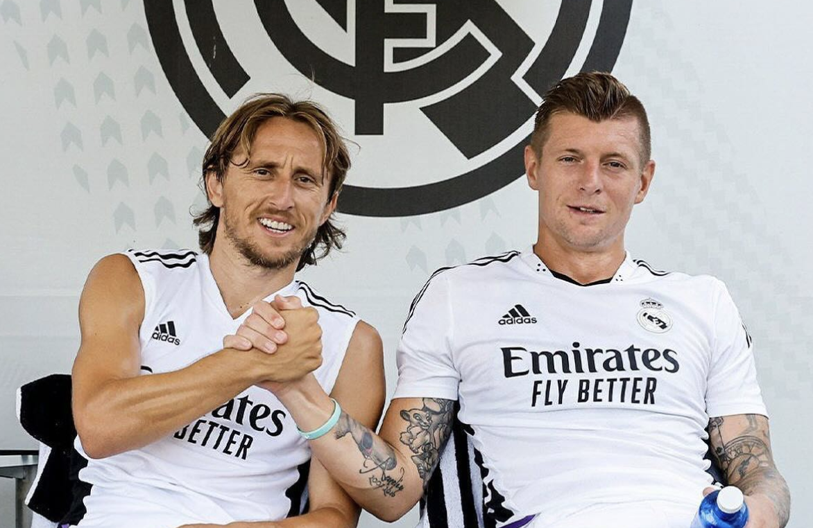 Luka Modric et Toni Kroos au Real Madrid 2 juin 2024