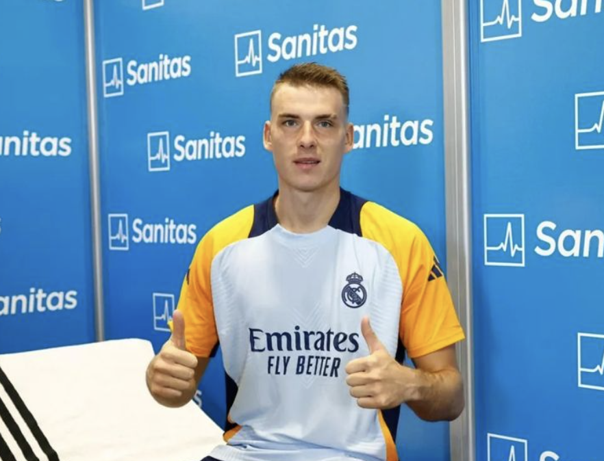 Lunin visite médicale Real Madrid