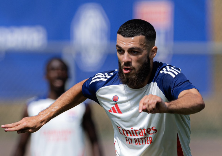 Mikautadze à l’entraînement de Lyon