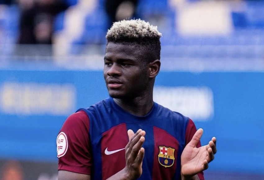 Mikayil Faye au FC Barcelone