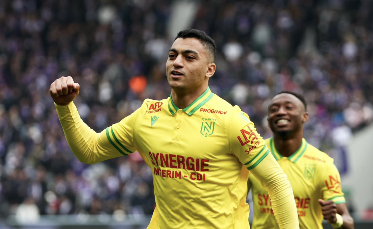 Mostafa Mohamed serre le point après son but en Ligue 1 avec le FC Nantes