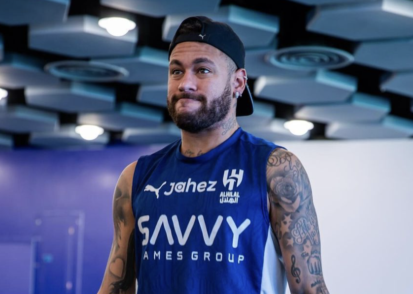 Neymar à la salle de sport avec Al Hilal se prépare pour rejouer après sa blessure