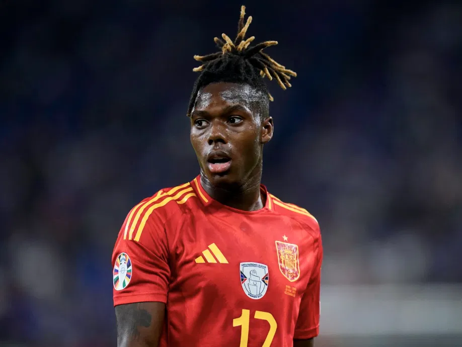 Nico Williams à l’Euro 2024 avec l’Espagne 29 juillet