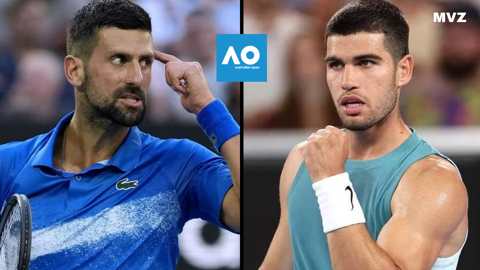 Novak Djokovic vs Carlos Alcaraz à l’Open d’Australie