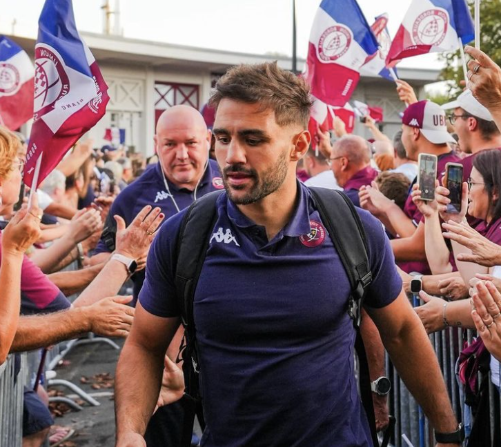 Paul Abadie qui arrive à Chaban Delmas avec l’Union Bordeaux Bègles