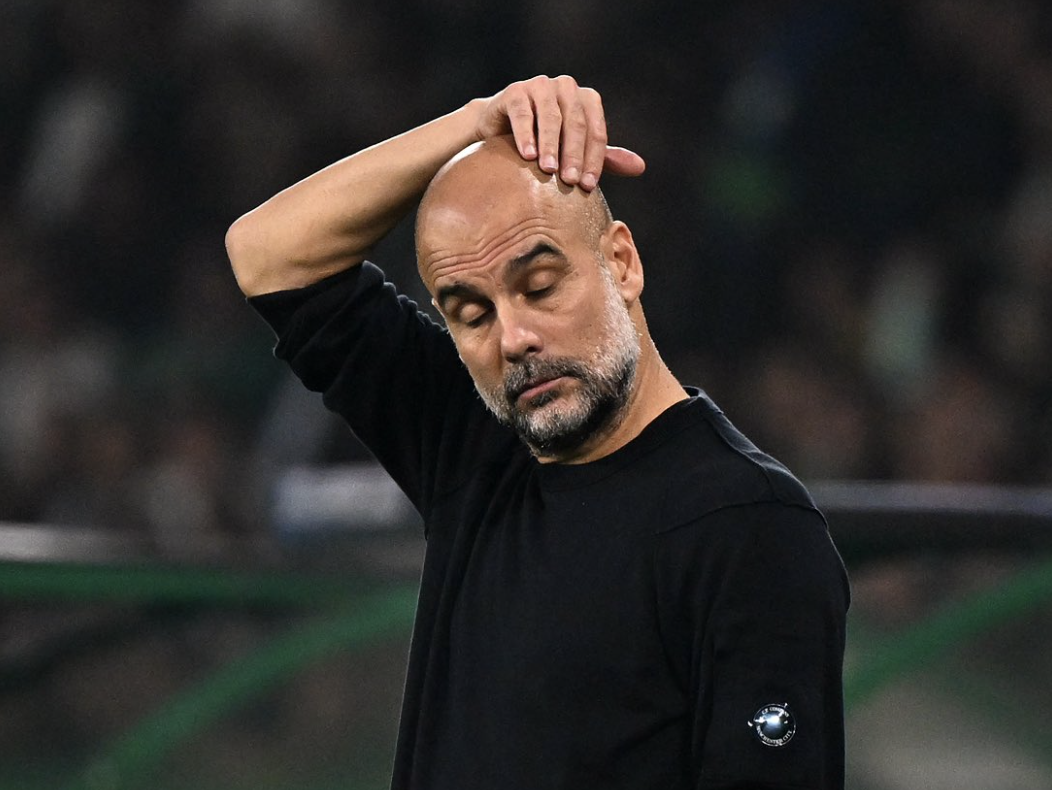 Pep Guardiola se gratte la tête après l’humiliation face au Sporting avec Manchester City en ligue des champions