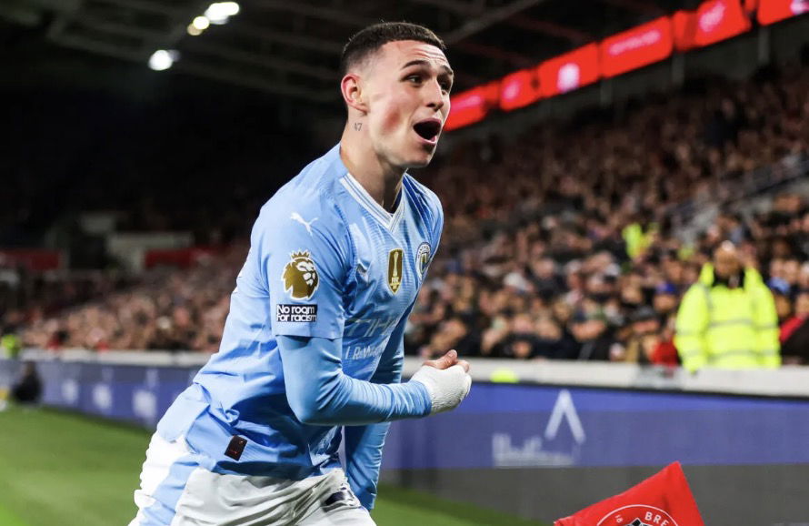 Phil Foden but Manchester City 18 mai 2024