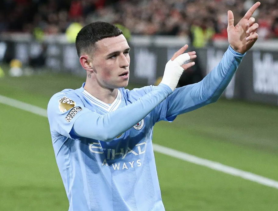 Phil Foden célébration but Manchester City en Premier League