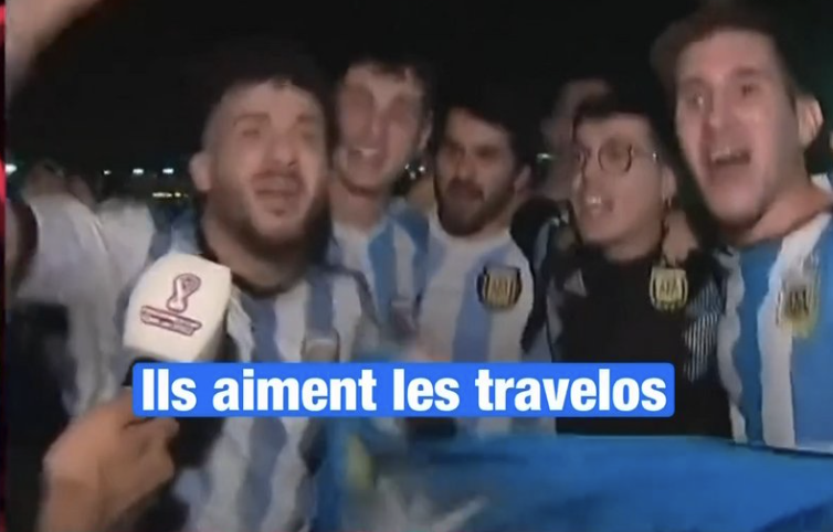 Provocations des argentins contre la France avec un chant raciste