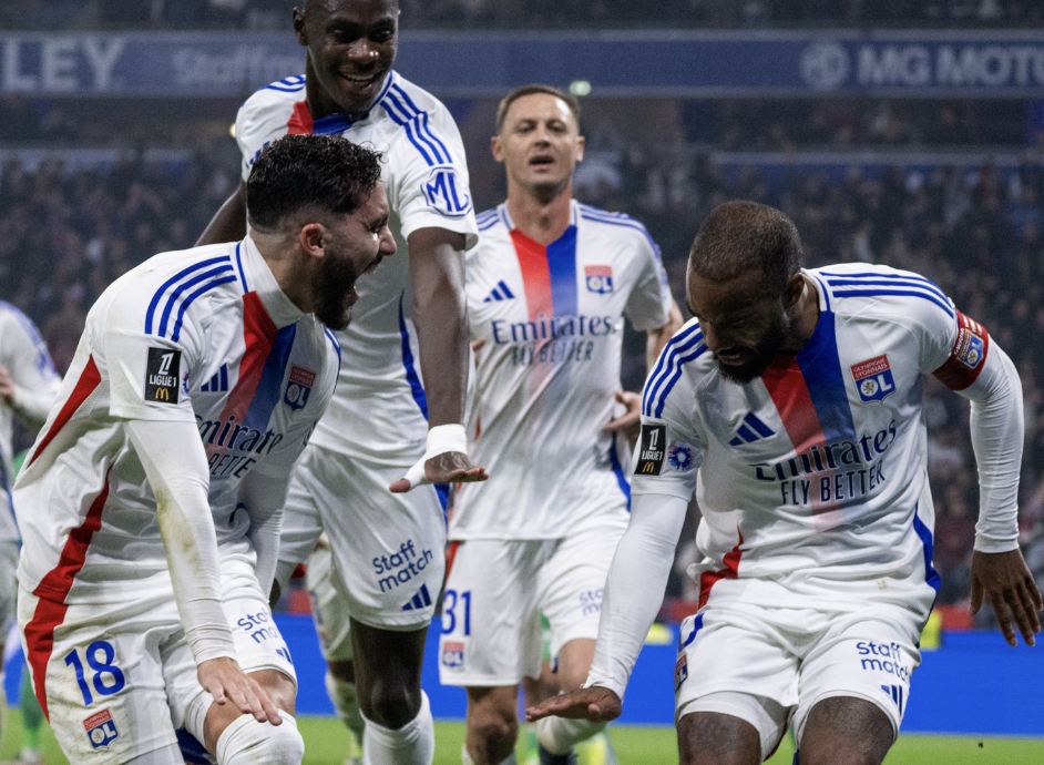 Ligue 1 : L'OL s'impose face à l'ASSE et remporte le derby !