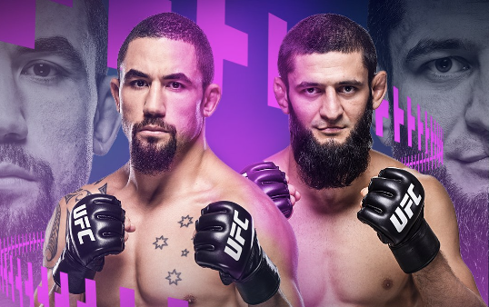 Robert Whittaker et Khamzat Chimaev à l’affiche pour leur combat de MMA à l’UFC