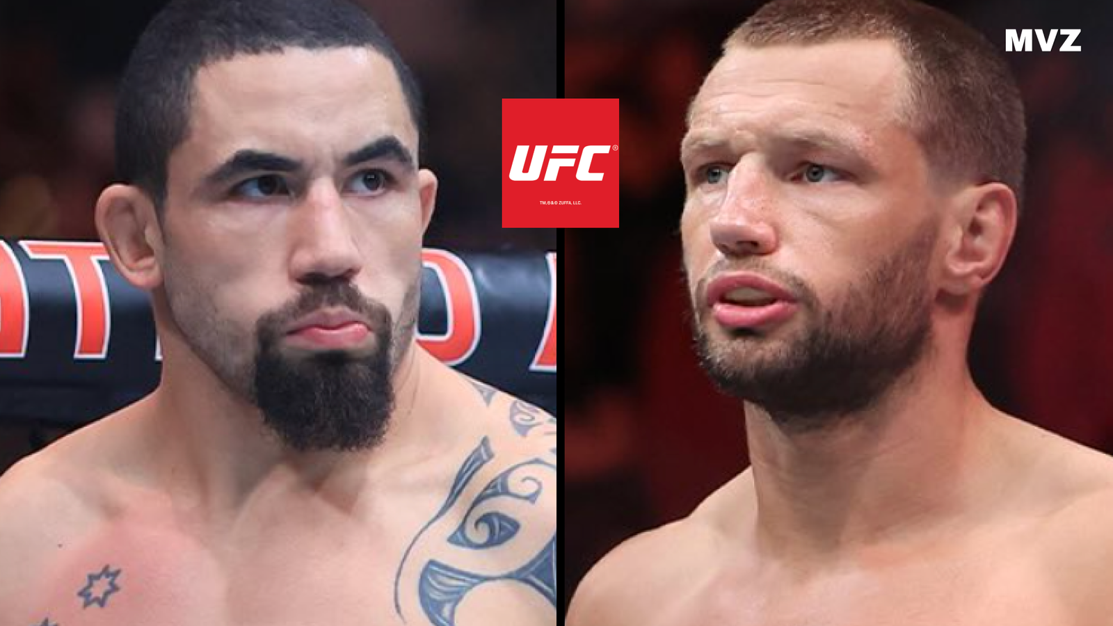 Robert Whittaker face à Reinier de Ridder pour leur combat de MMA à l’UFC