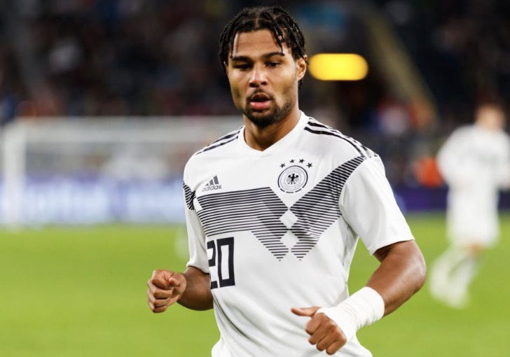 Serge Gnabry avec l’Allemagne 