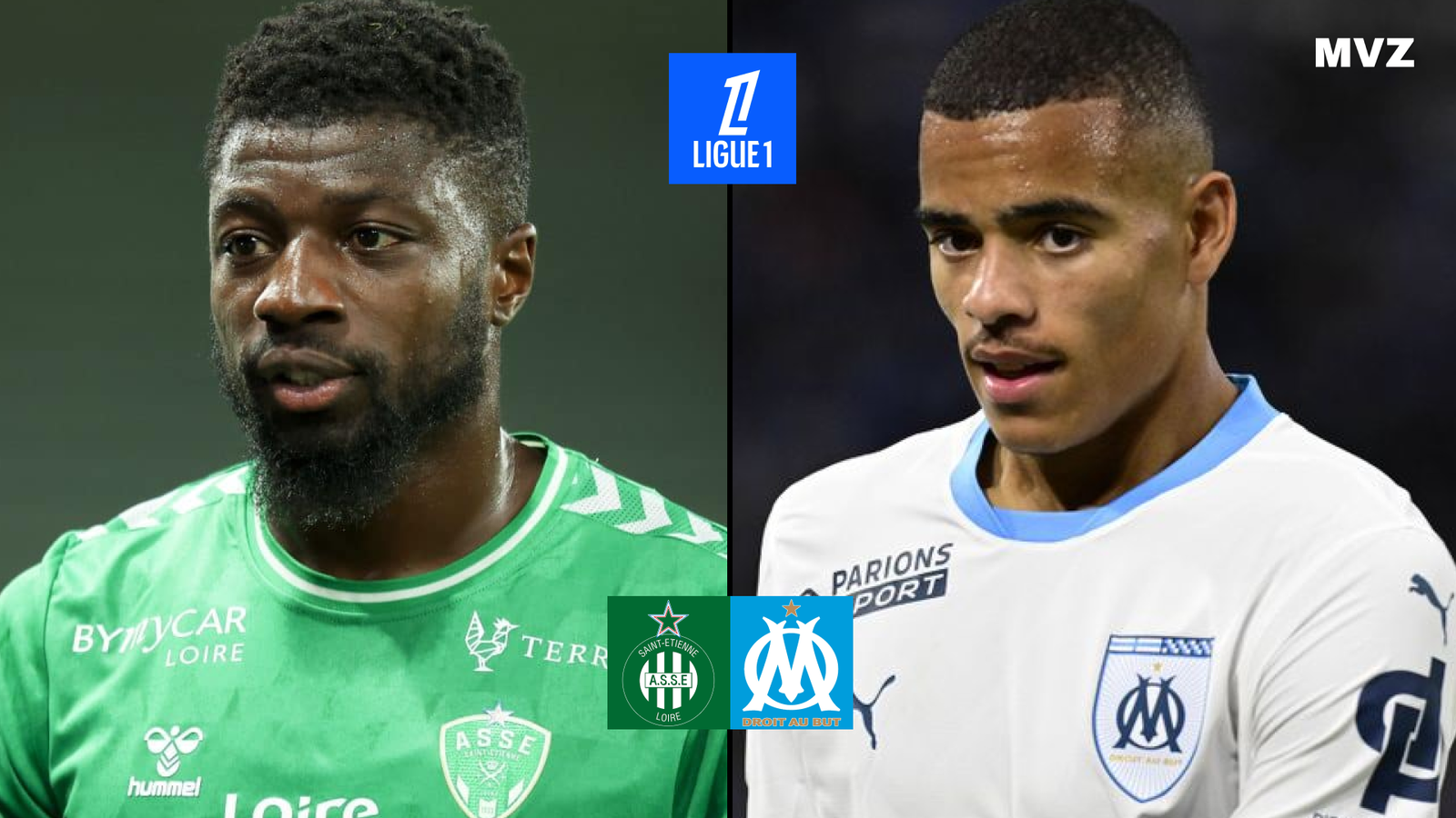 Saint-Étienne vs Marseille  : Les compositions officielles en Ligue 1