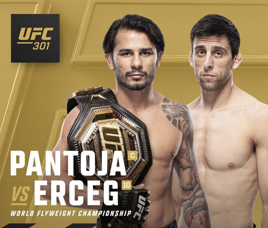 Steve Erceg à l’affiche de l’UFC 301 face à Pantoja