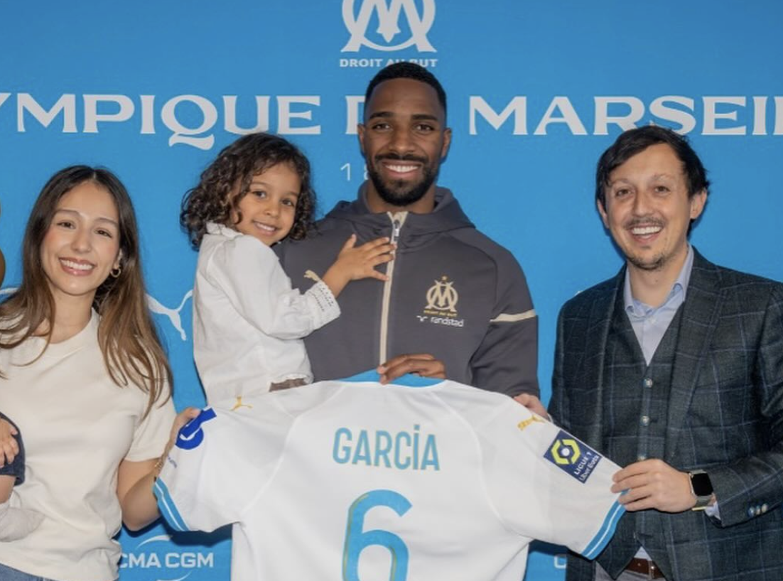 Ulisses Garcia lors de sa signature à l’OM 29 juillet 2024