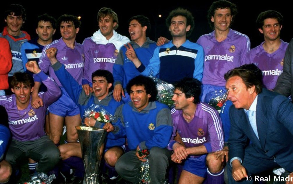 Victoire du Real Madrid en coupe UEFA en 1986 face au FC Cologne