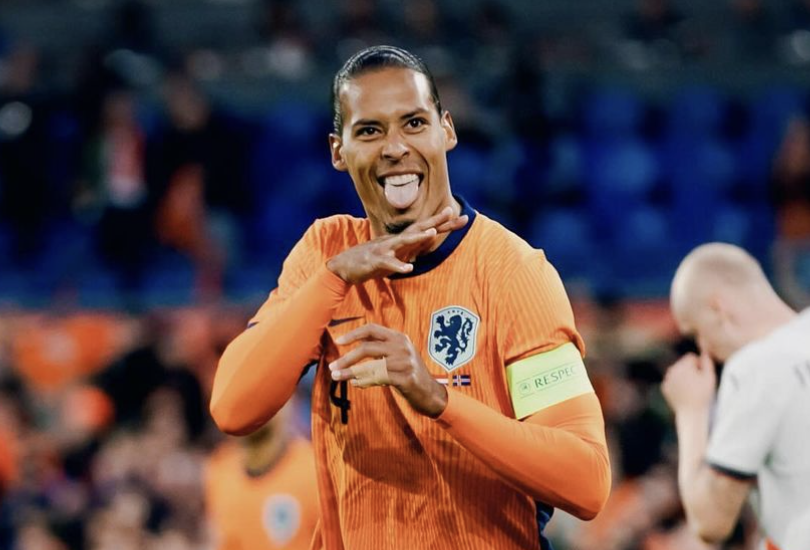 Virgil van Dijk but avec les pays bas 14 juin 2024