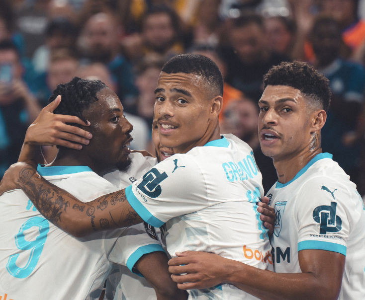 Le groupe de l’OM pour la réception d’Auxerre en Ligue 1