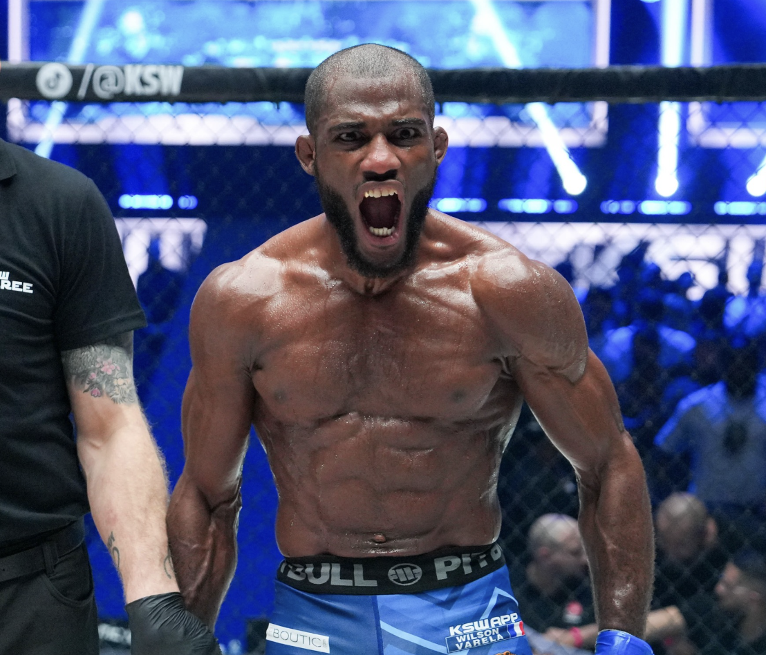 Wilson Varela enragé après sa victoire en MMA