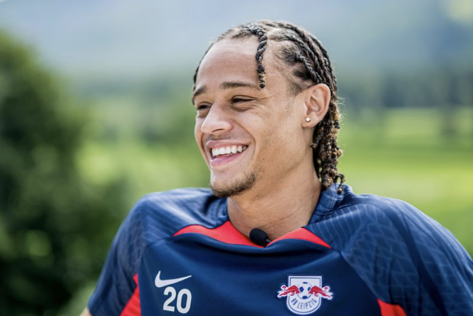 Xavi Simons avec le RB Leipzig en interview